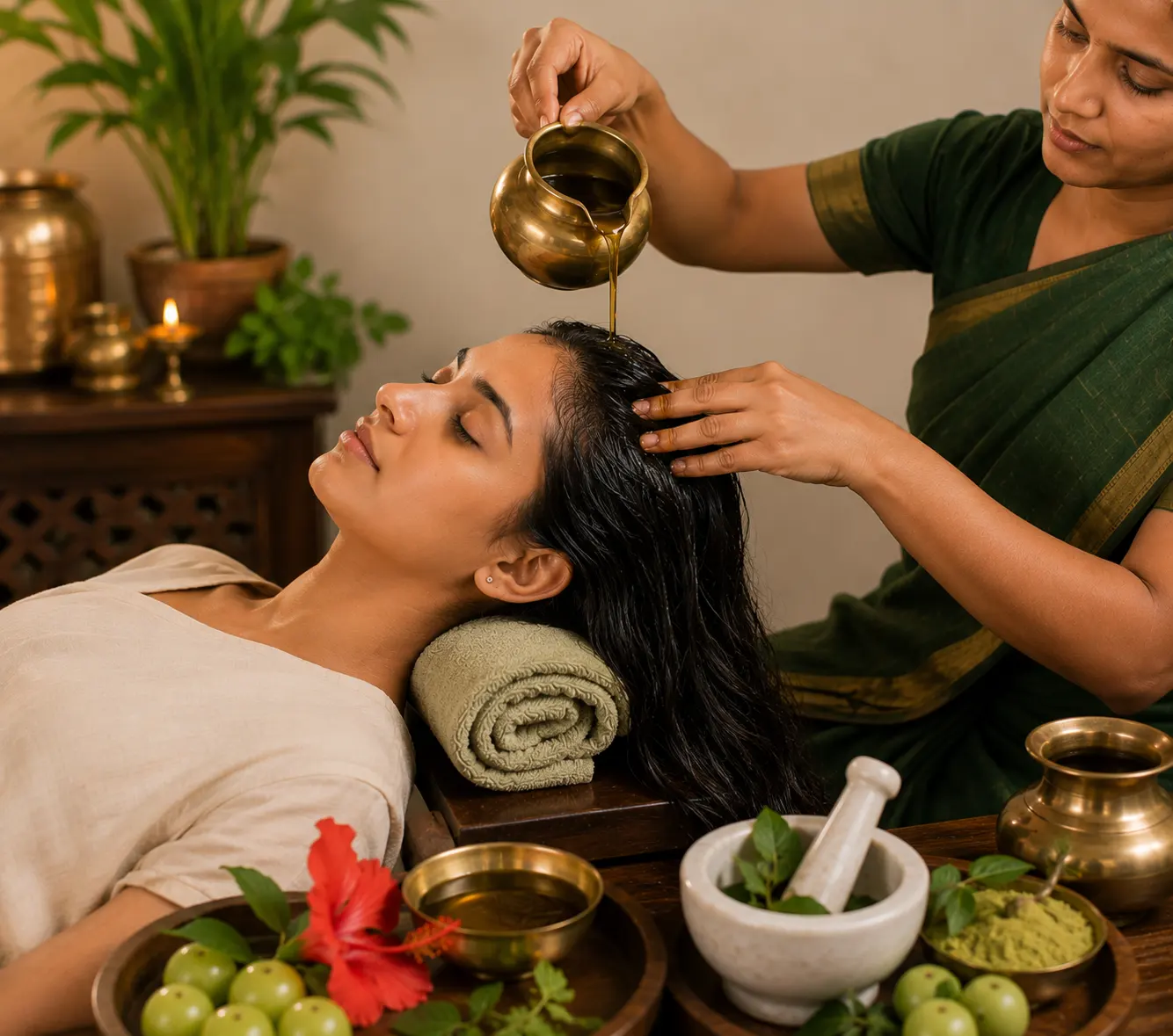 Ayurvedic Treatment for Hair Fall